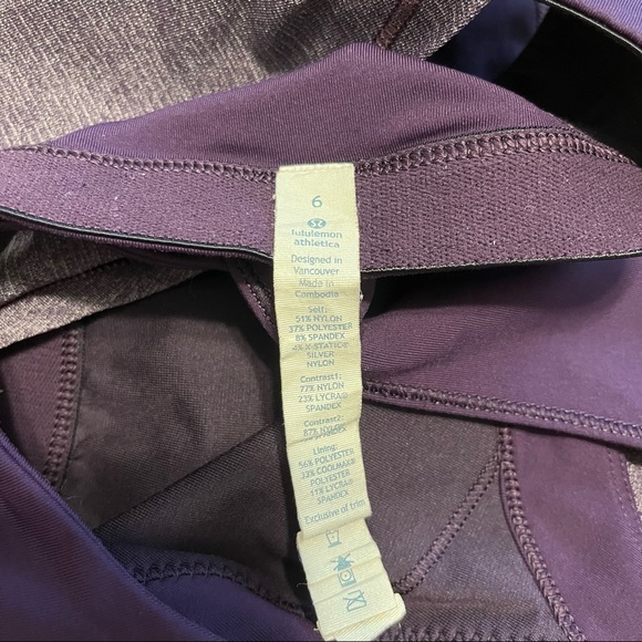 Lululemon 2-in-Run Tank - Purple - Size 6 - Picture 10 of 10